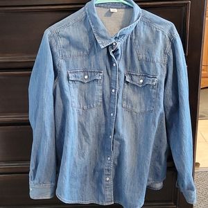 Old navy denim button down